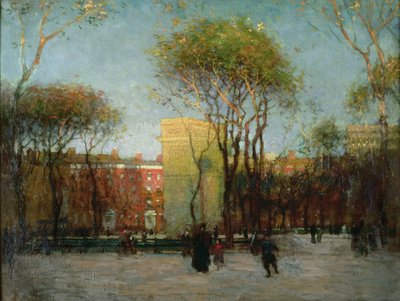 Washington Square, New York, c.1900 by Paul Cornoyer